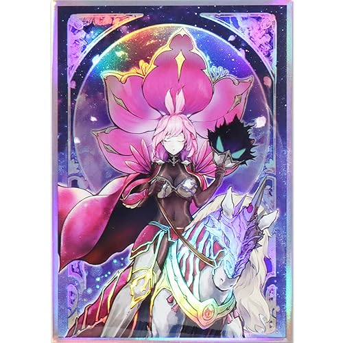 50ct Holographic (Baronne de Fleur) Top Loading Trading Card Sleeves Deck  Protector for YGO/Japanese Art Anime Printing Card Sleeves Protectors 63x90  (01) in Dubai - UAE | Whizz Protective Sleeves
