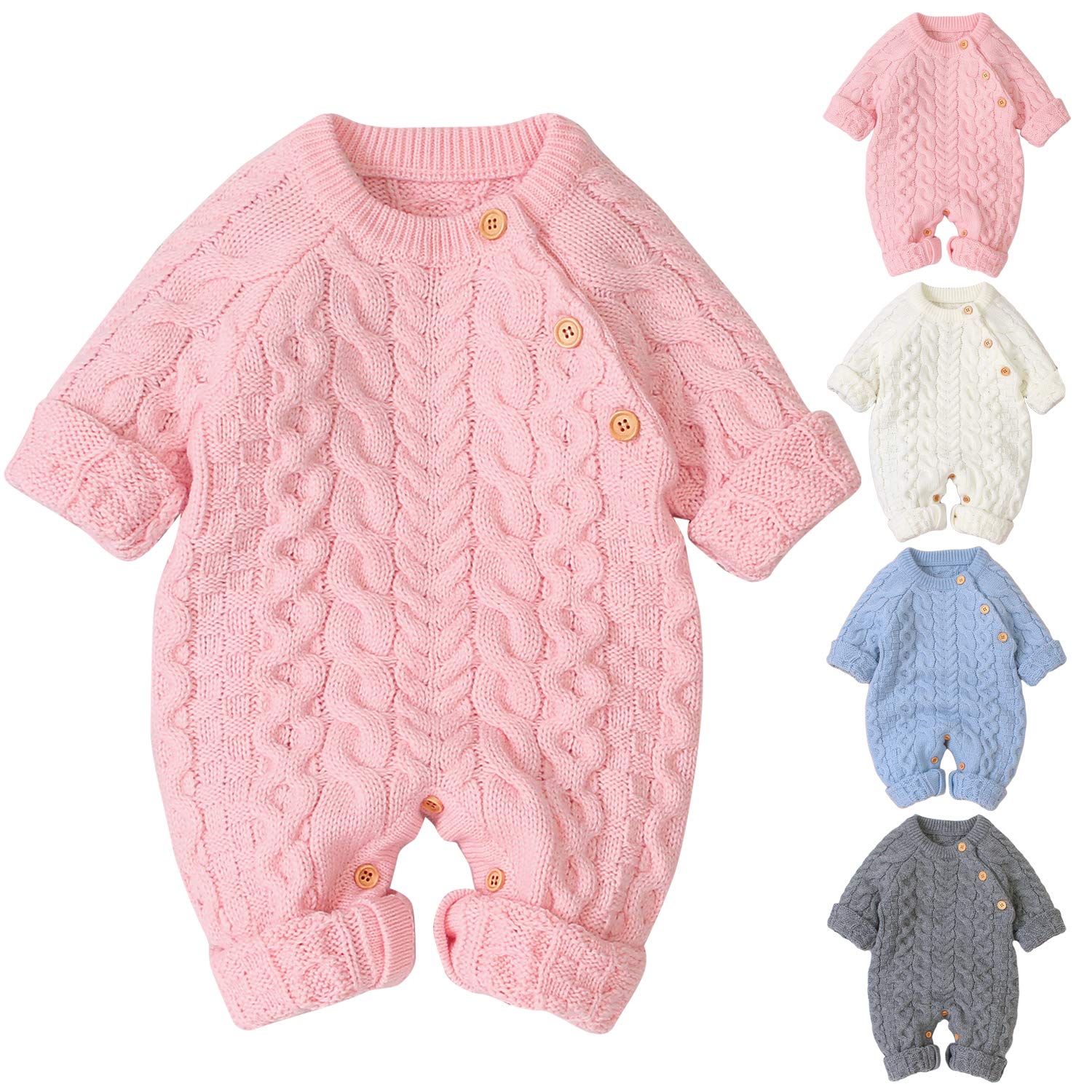 baby knitted snowsuit