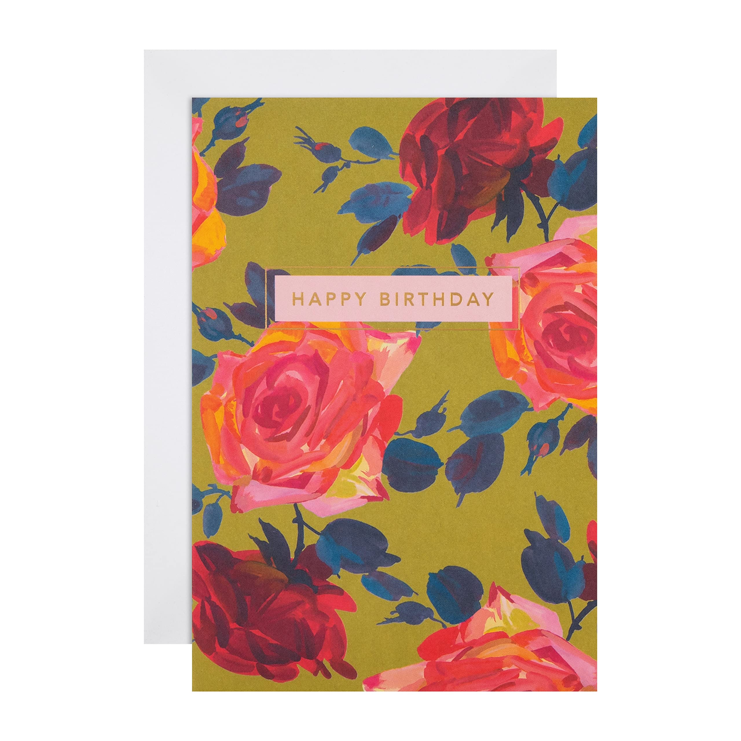 Hallmark General Birthday Card, Floral 'good mail' Design