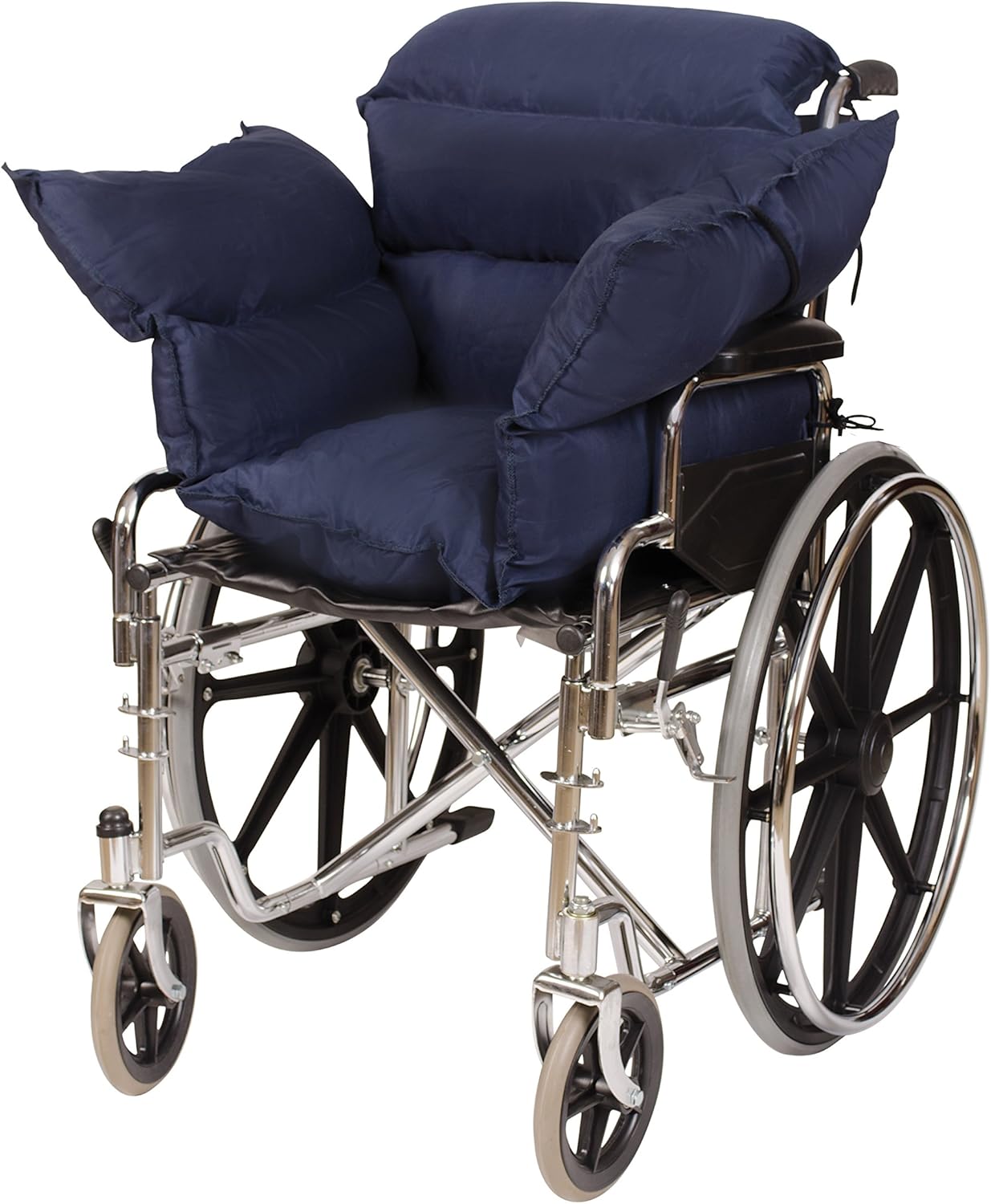 DMI Comfort Wheelchair Cushion, Wheelchair Seat Cushion, Total Wheelchair Pillow, Recliner or Chair Cushion, Navy: Health & Personal Care