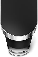 simplehuman CW1390 40L Slim Kitchen Pedal Bin with Silent Close Lid Black view 6