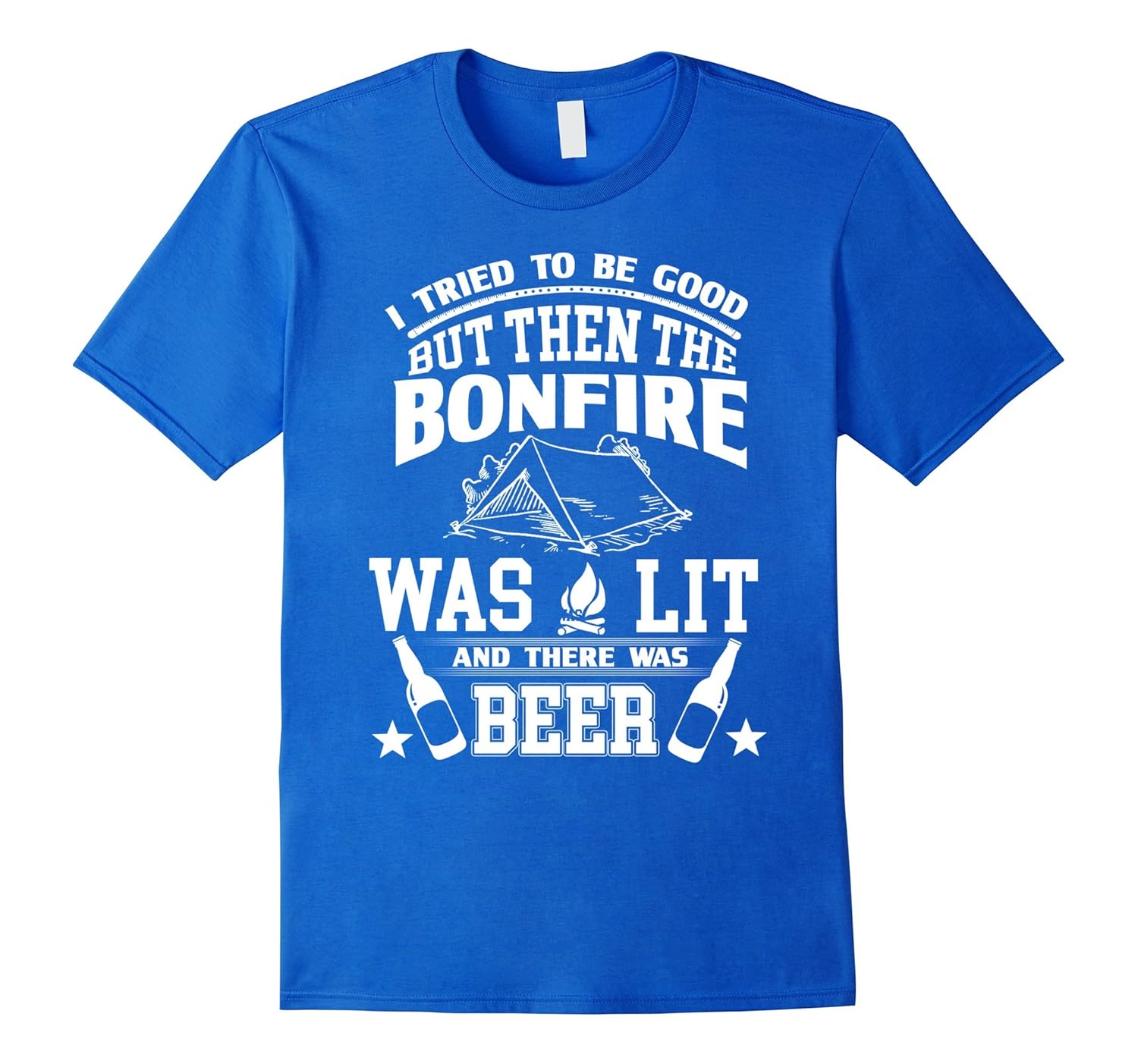 Beer And Camping Shirt Funny Campfire Camping Lover Shirts4LVS