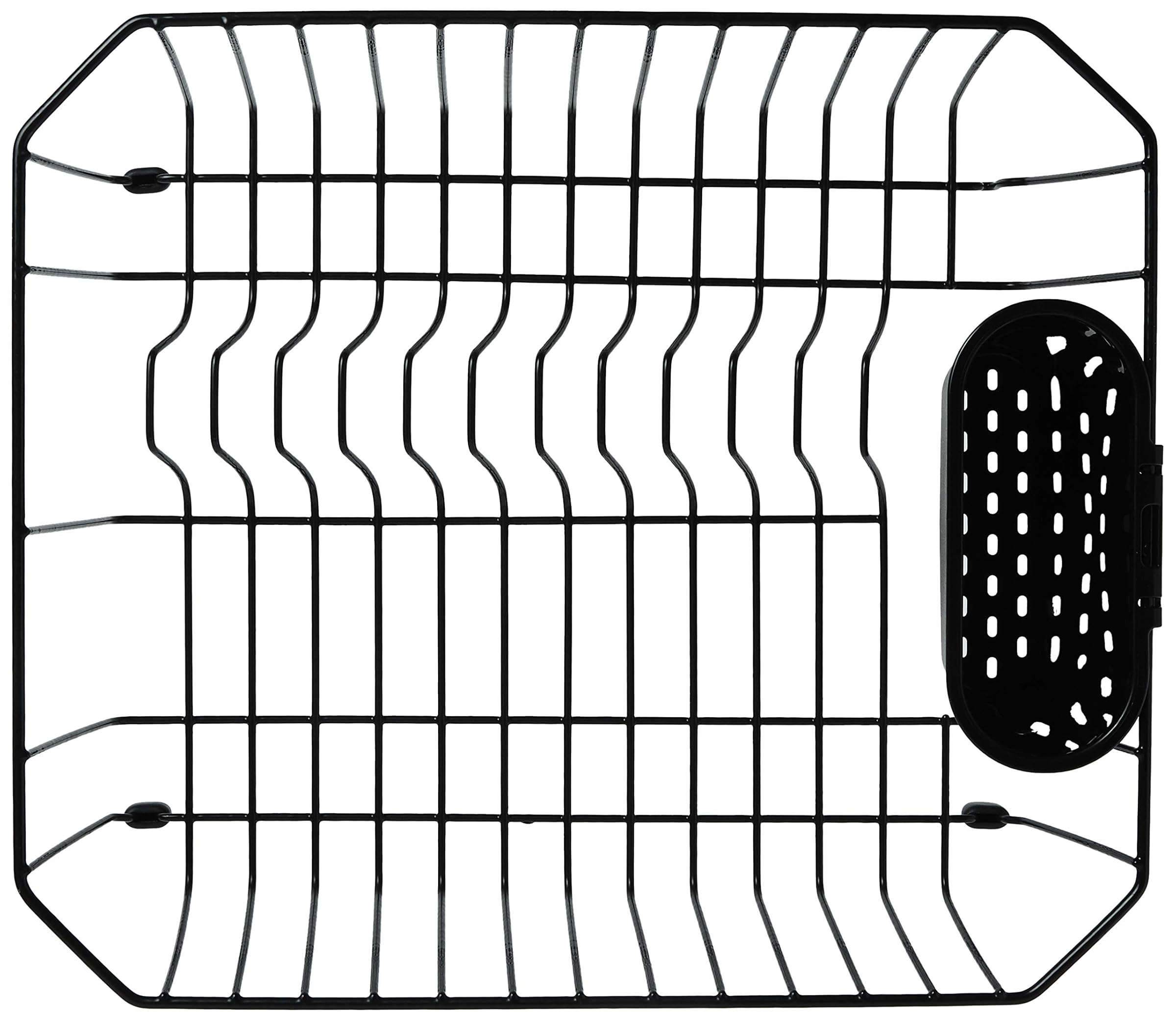 Rubbermaid Dish Drainer Small, Black 24959-7