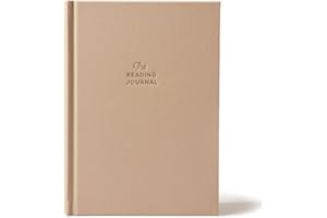 KUNITSA CO. Reading Journal. Book Journal for Book Lovers & Readers. Review and Track Your Reading (Beige) - 52 book reviews