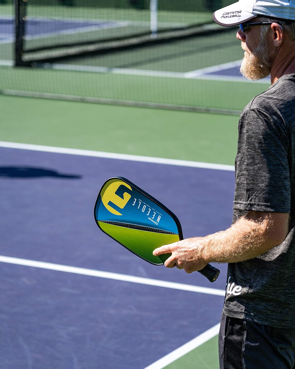 Gamma Needle Elongated Pickleball Paddle: Pickle Ball Paddles for Indoor & Outdoor Play - USAPA Approved Racquet for Adults & Kids - Pink/Blue : Sports & Outdoors