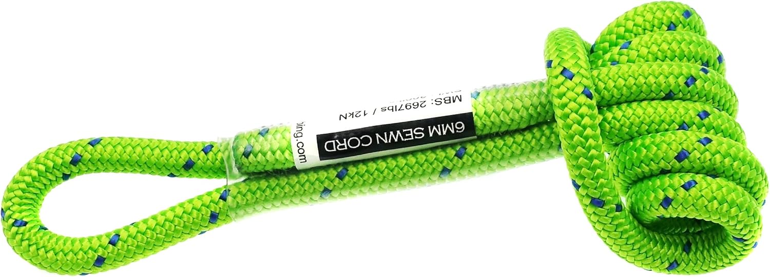 GM CLIMBING 6mm Prusik Cord Pre-Sewn 12in Prusik Loop | 48in Purcell Prusik for Climbing Arborist Rescue Mountaineering General Outdoor Use : Sports & Outdoors
