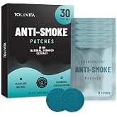 TOLEVITA Anti-Smoke Herbal Patches &ndash; Circle Shape 21mg (Teal), Quit Smoking &amp; Help Reduce Cravings | Herbal Stop Smoking Aid for a Healthier Lifestyle - 30 Patches