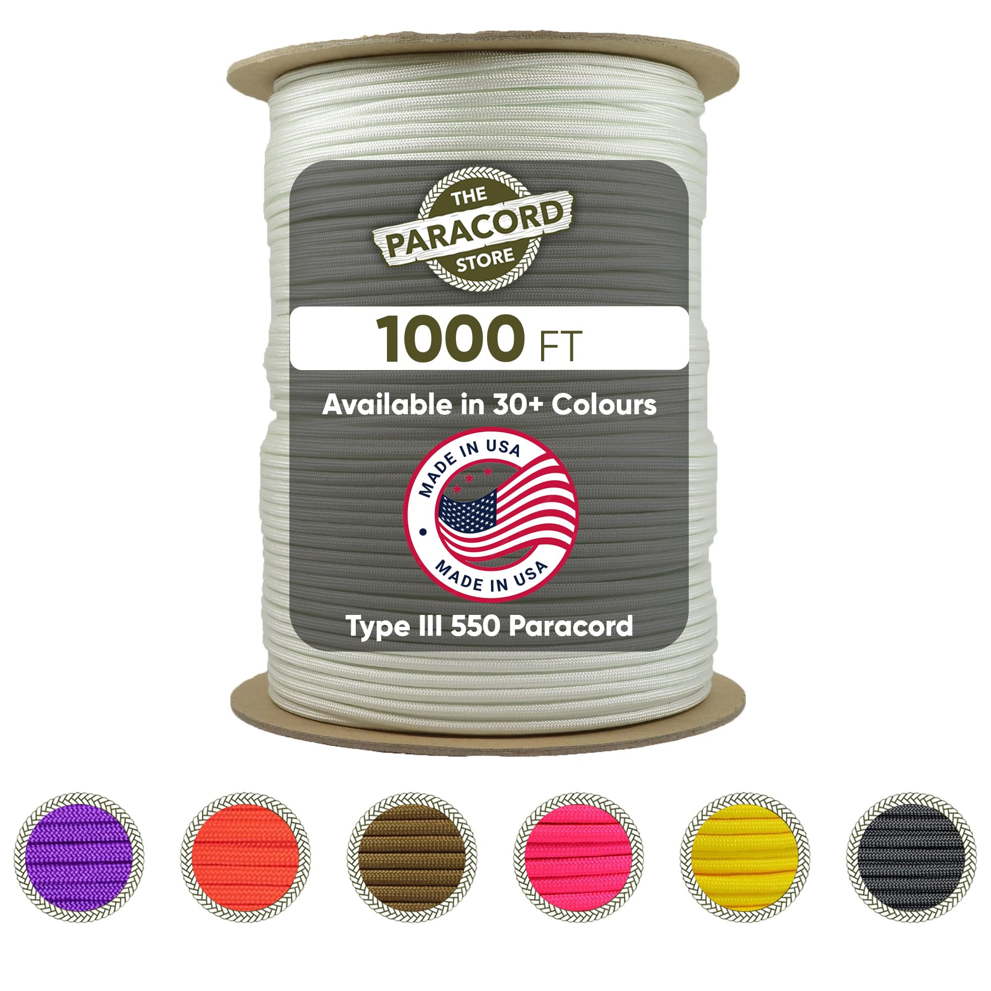 The Paracord Store 550 Type III Tactical Paracord