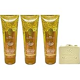 Bath & Body Works Princess Collection Belle 3 Pack Body Cream Bundle with a Wild Jasmine Bar Soap - Full Size
