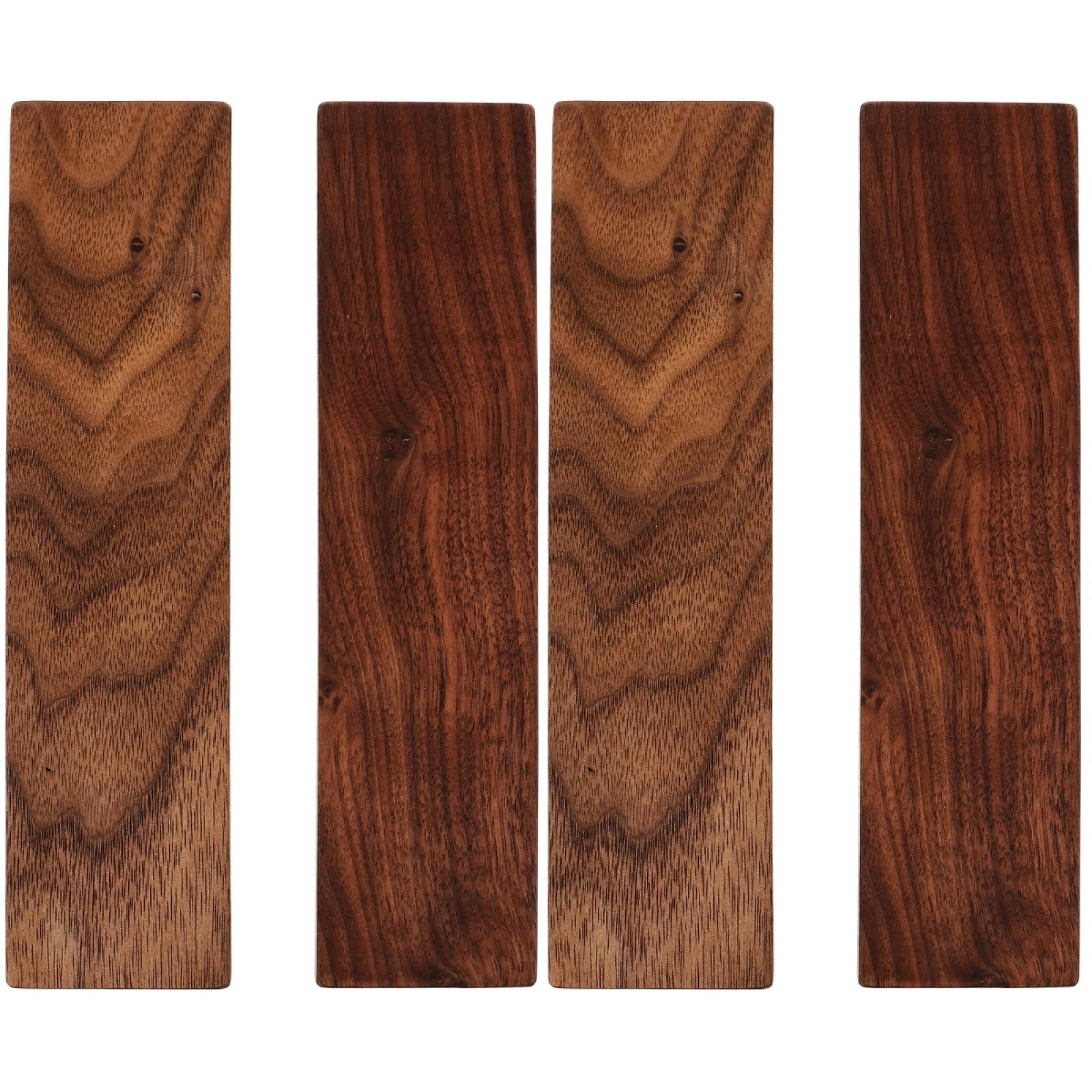 Operitacx 4 Pcs Carving Walnut Wood Block Timber, 20cm Black Walnut Wooden Panel Unfinished Craft Whittling Kit for Beginner Adults