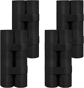 Coindivi Weight Sand Bags for Pop up Canopy Tent, Heavy Duty Weights Sandbags Set of 4, Patio Outdoor Furniture Weight Bag with Strong Industrial Grade Bearing (Zipper Design)