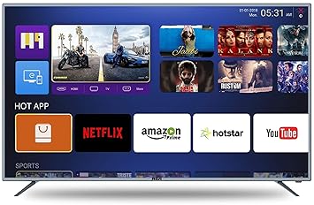 RCA 124 cm (49 inch) 4K Ultra HD Smart LED TV 49WR1904U (Silver) (2019 Model) | with Quantum Backlit Technology