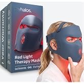 myhalos Red Light Therapy For Face, Red Light Therapy Mask, 4 Wavelengths | LED Face Mask, Red, Blue &amp; Infrared Therapy for Wrinkles &amp; Fine Lines, Youthful Skin, NIR 1072nm, 830nm - 633nm &amp; 415nm