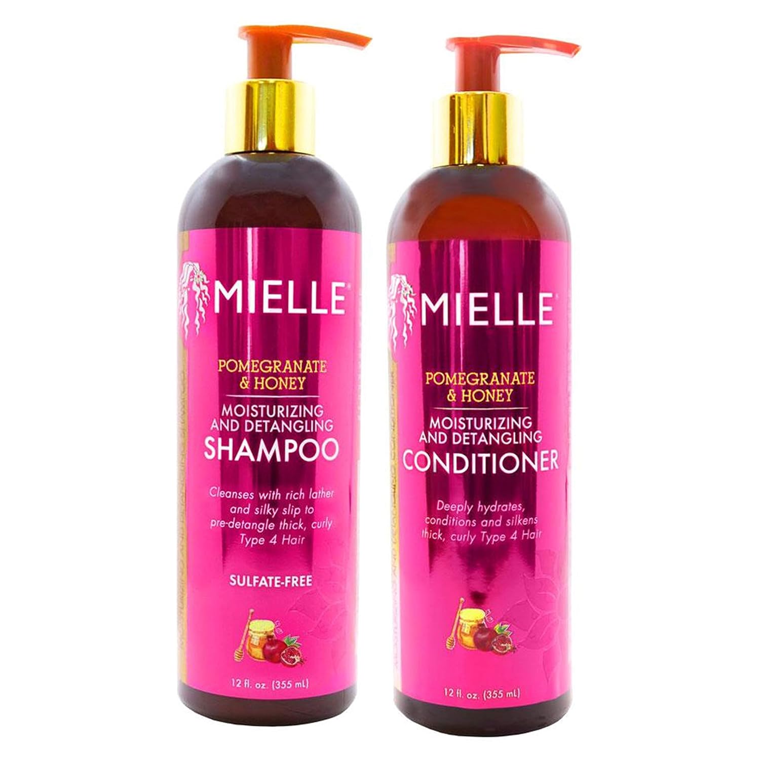 Amazon Com Mielle Pomegranate Honey Combo Shampoo