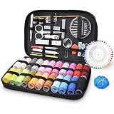 Kit De Couture Portable 130 Pièces - Avec Bobines De Fil, Aiguilles Et Étui