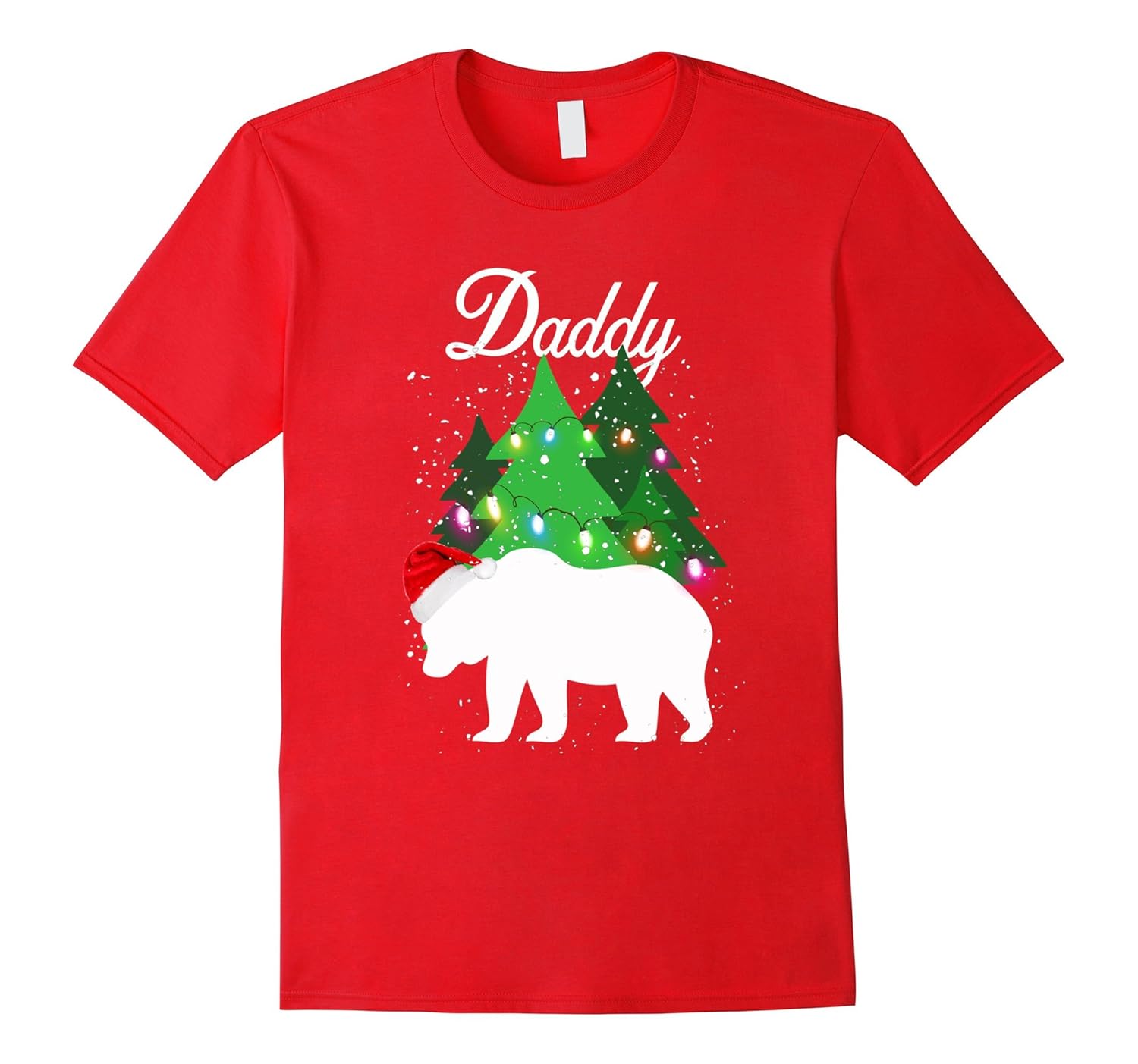 Family Christmas Pajamas Daddy Bear T-Shirt-ANZ