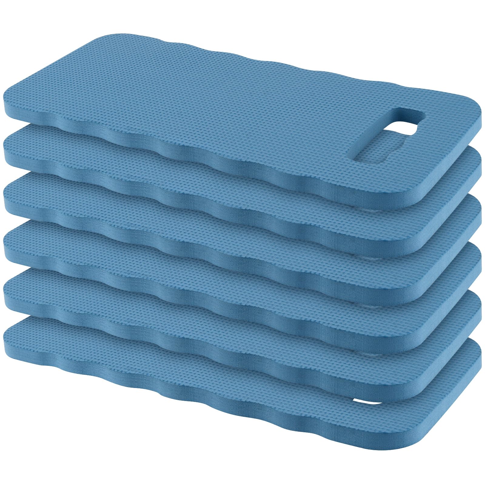 FUNSUEI 6 PCS Garden Kneeling Pad, Comfortable Garden Knee Pads Rectangular Garden Kneeling Mat for Outdoor, Gardening, 39 x 16.5 x 1.6cm