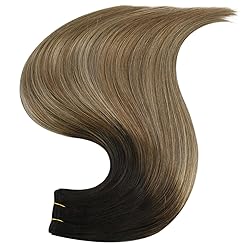 Full Shine Straight Hair Extensions Sew In Weft