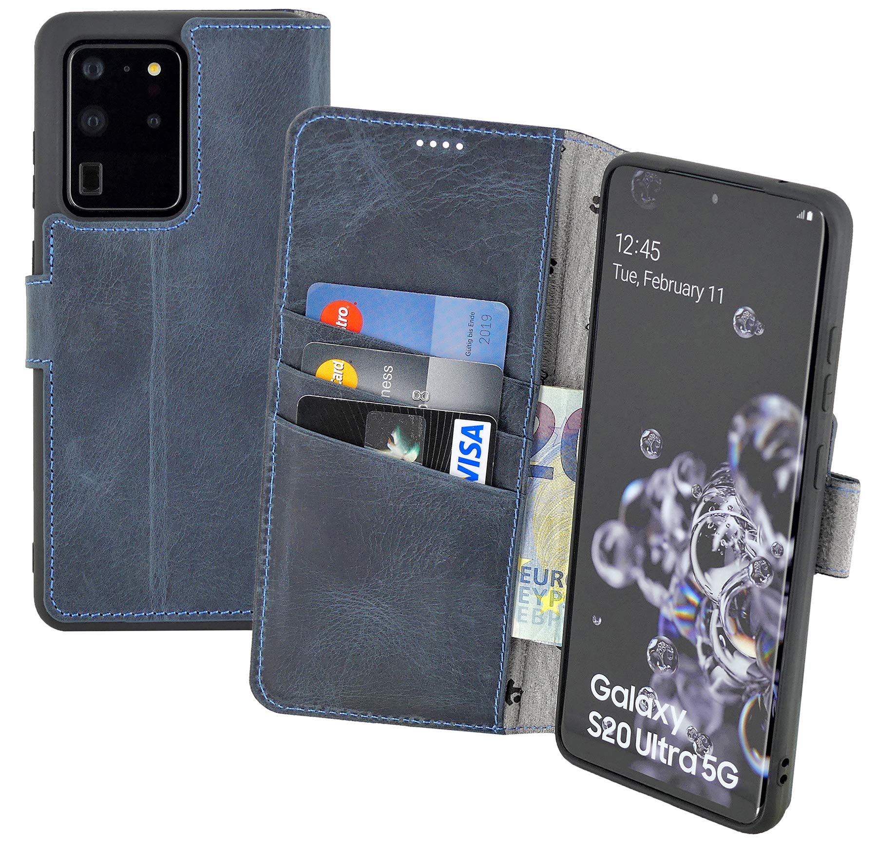 Suncase Book-Style Case Compatible with Samsung Galaxy S20 Ultra