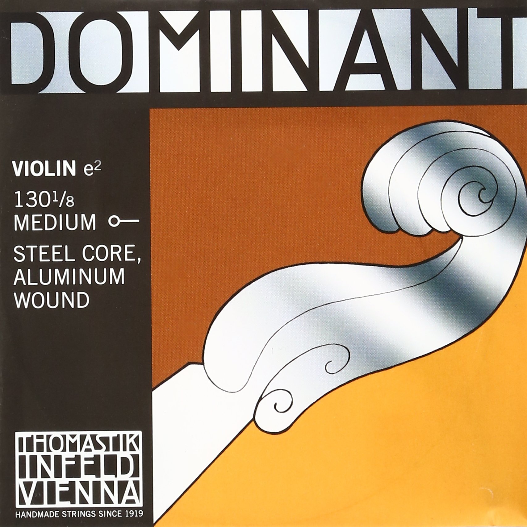 Dominant Strings 130 1/8 Aluminium Wound Regular Violin E String