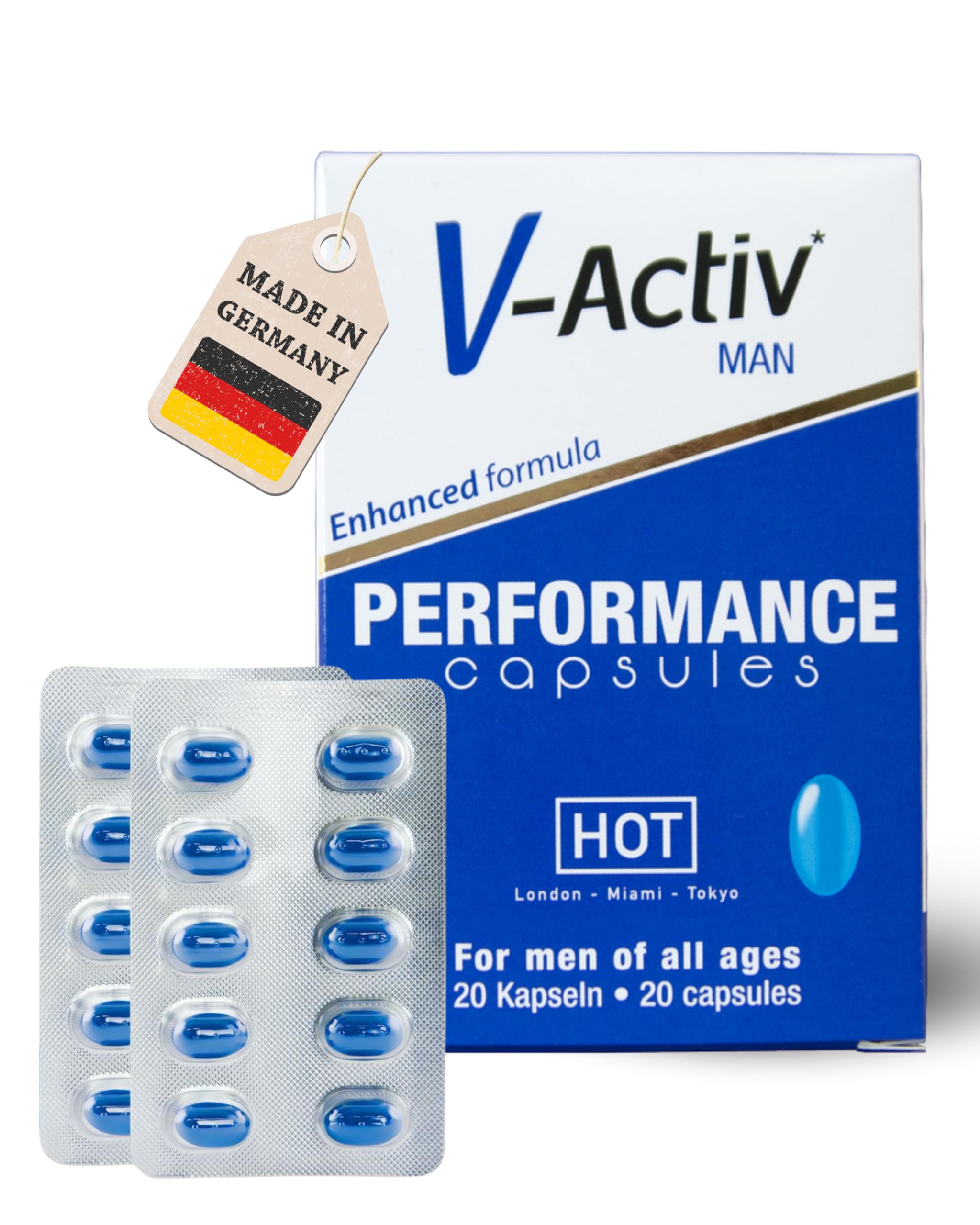 V-Activ Caps For Men 20Pcs.