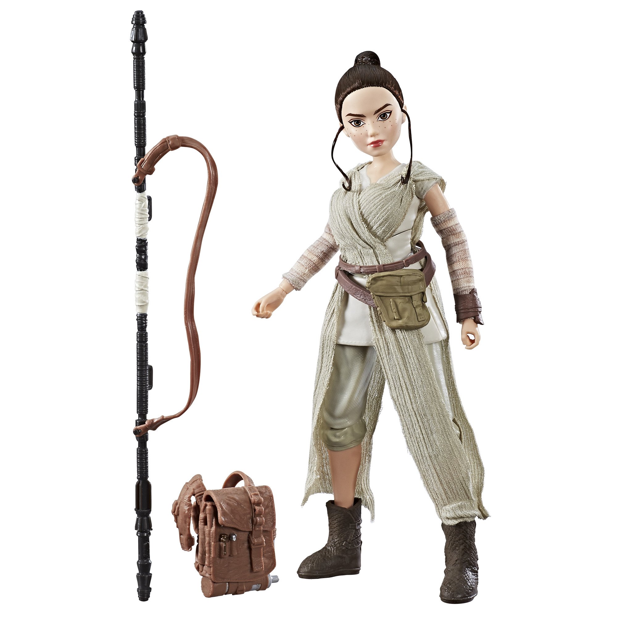 Star Wars C1622 Jakku Sw Adventure Figure Rey, Brown, 11 Inches