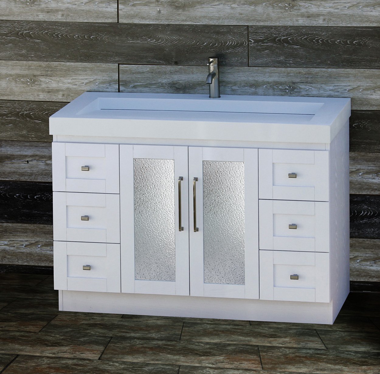 Solid Wood 48 Bathroom Vanity Cabinet Ceramic Top Sink Faucet Mct Amazon Com Industrial Scientific