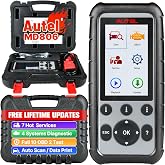 Autel MaxiDiag MD806 OBD2 Scanner, 4 Systems Diagnostic Scan Tool | ABS SRS Engine Transmission, 7 Service as MD808 Pro, Oil Reset D-P.F, EPB SAS BMS Throttle A/F, Up MD805 MD802, Free Update