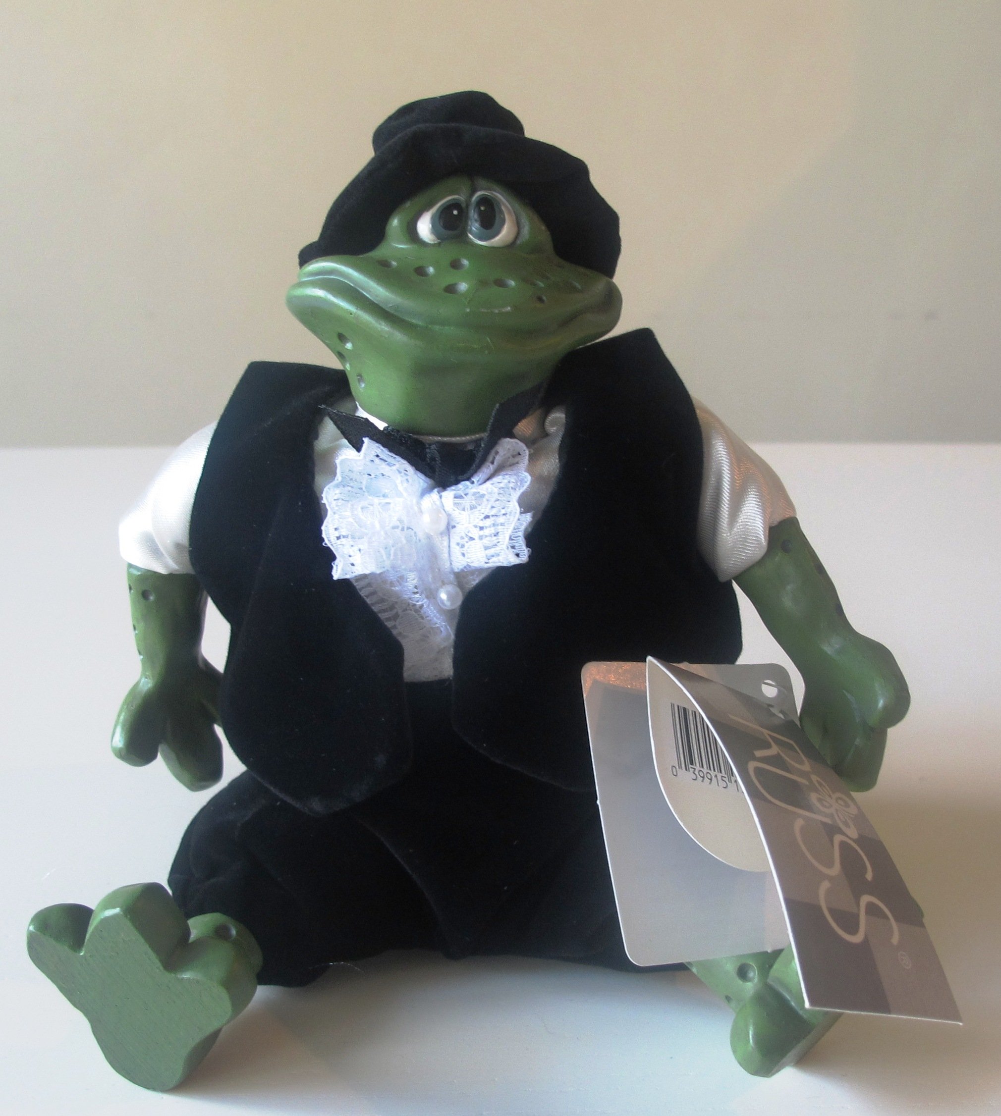 Country Folk by Russ Berrie ~ Mr Pondhopper the Frog