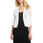 NIC+Zoe Womens Mesh Cocoon Cardigan