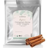 Starwest Botanicals Organic Cinnamon Sticks Whole, Non-GMO - Bulk 1 lb Bag | Spice for Tea, Cooking, &amp; Baking, Korintje Cinnamon, Sweet &amp; Mellow Flavor, Certified Kosher