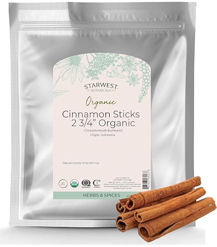 Amazon.com : Frontier Organic Cinnamon Sticks, 2.75 Inch, 1 Pound
