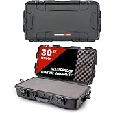 NANUK Hard Case with Foam &amp; Wheels - 30" to 55" Long, Customizable Foam Insert, IP67 Waterproof &amp; Crushproof, Rugged Construction for Ultimate Protection, Made in Canada