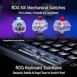 ASUS ROG Azoth 75% Wireless DIY Custom Gaming
