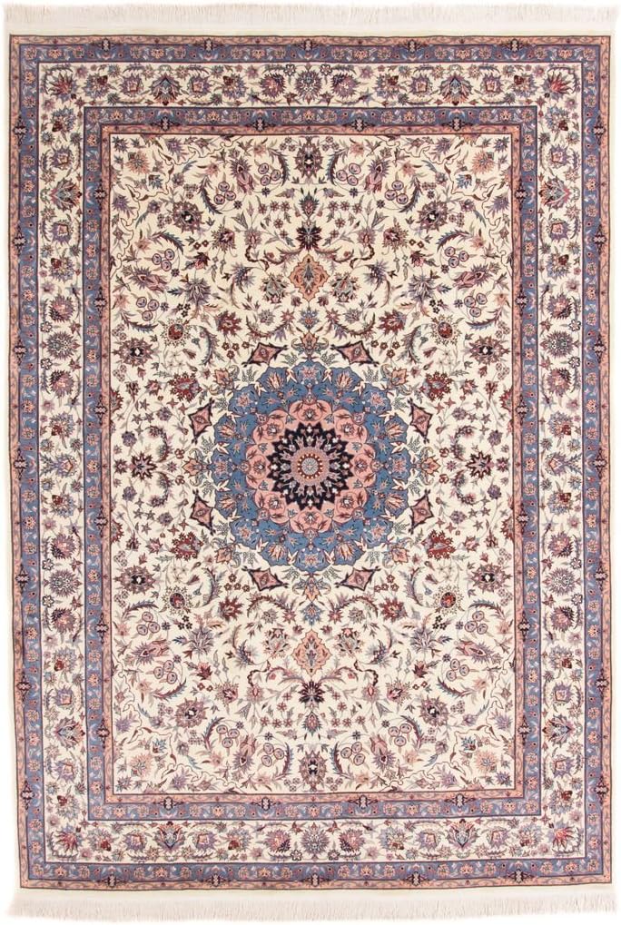 CarpetFine: China Isfahan rug Beige 250x354 cm - Hand knotted - Floral