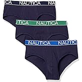 Nautica Men's Classic Cotton Stretch 3-Pack Briefs