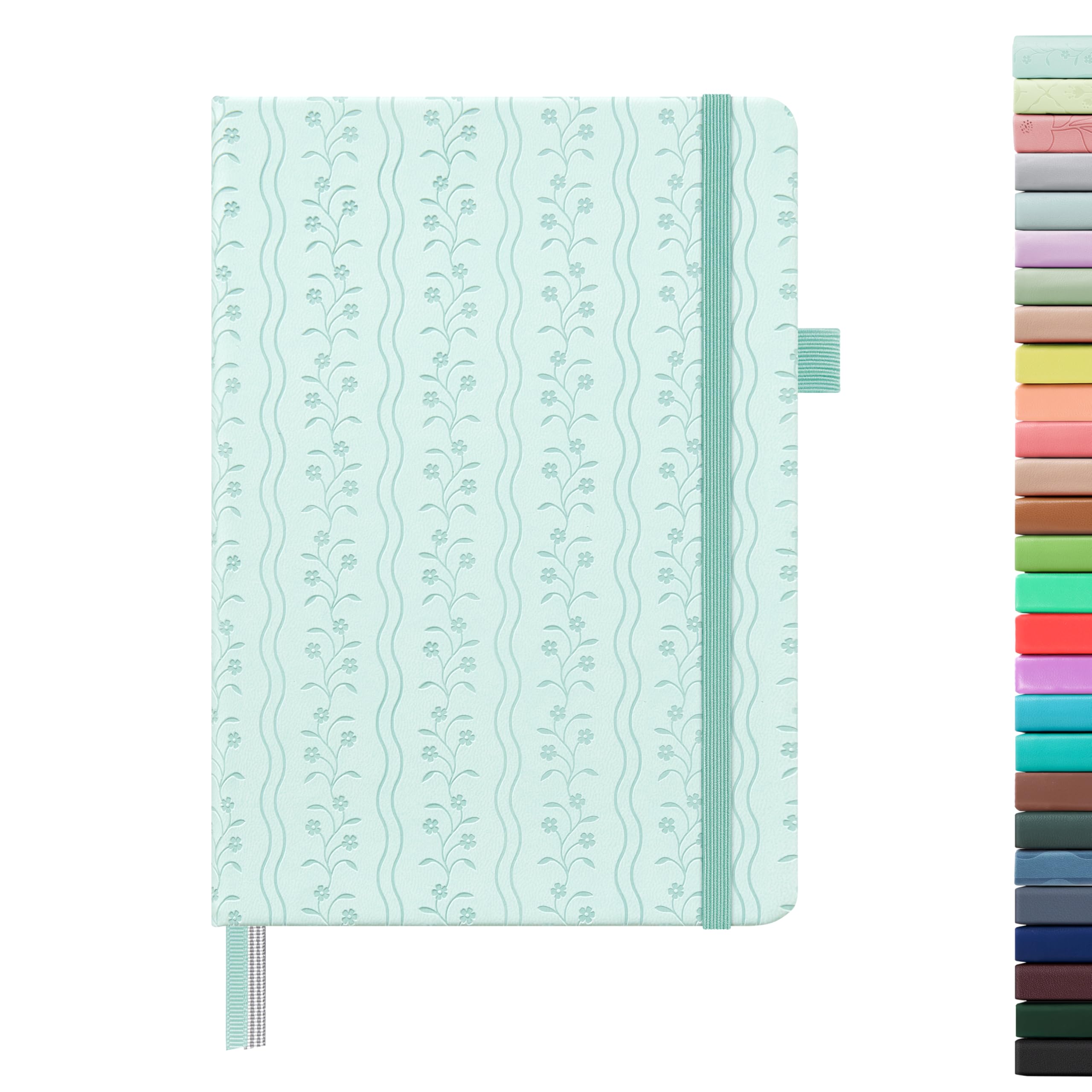 Photo 1 of &And Per Se Lined Journal Notebook for Women&Men with Pattern, 160 Pages 100GSM Thick Paper, A5 Hardcover Journals for Writing(1 Pack, Light Blue)