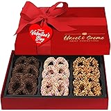 Valentines Chocolate Gift - Chocolate Covered Pretzel Gift Box - Gourmet Pretzels - Chocolate Gift Box - Anniversary, Birthda