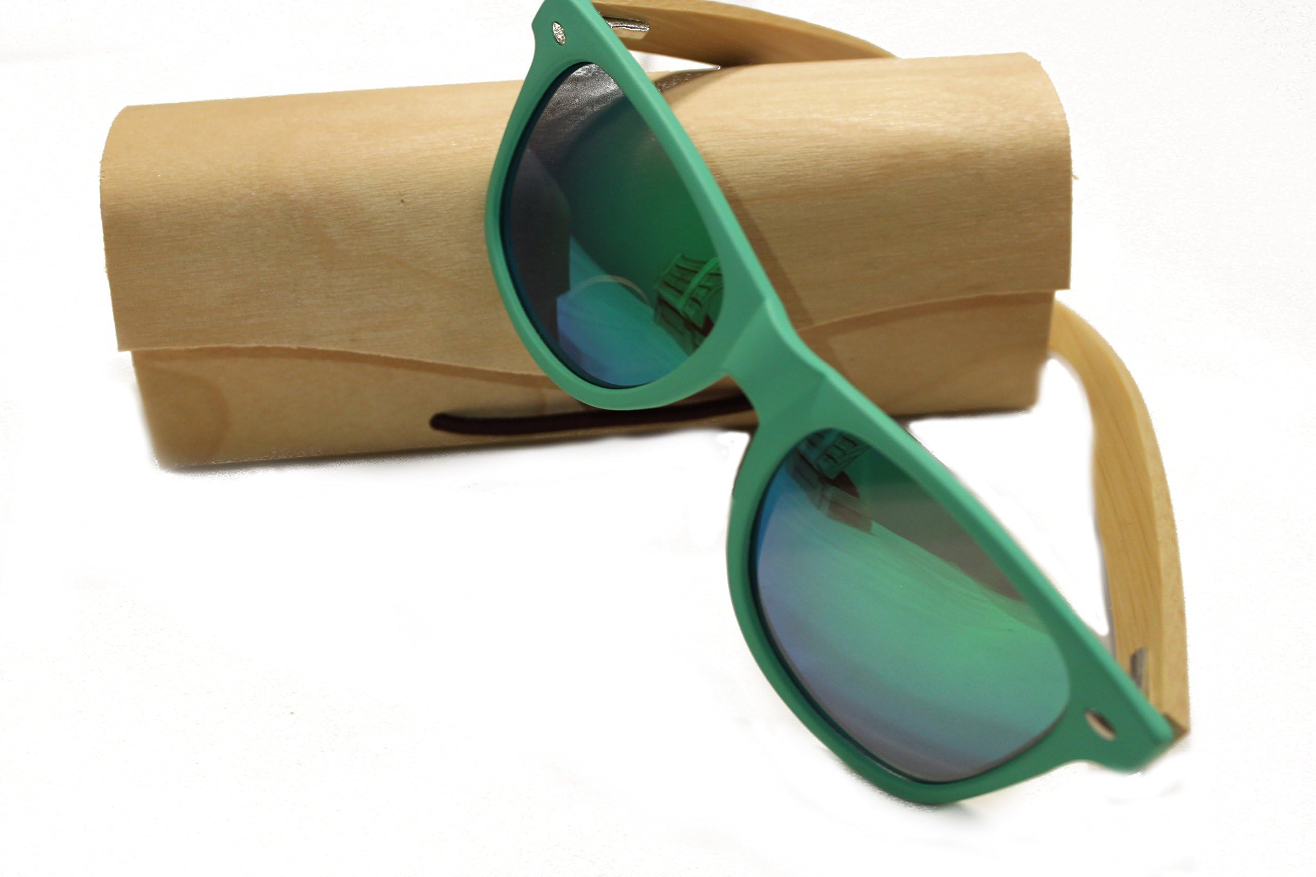 Men's Women's "Wayfarer" inspired Wooden Bamboo Sunglasses