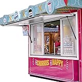 VEVOR Concession Window 53"x33", Aluminum Alloy