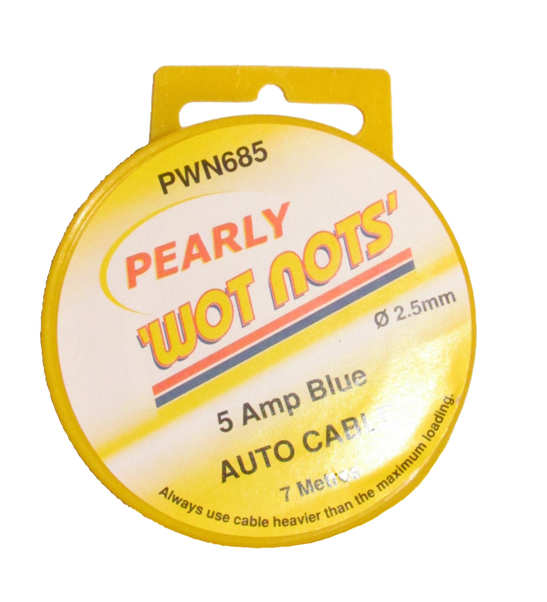 Pearl PWN685 5A x 7m Wiring Cable Single Core - Blue