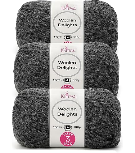 Amazon.com: Off-The-Yak Wool Yarn for Crocheting, 3-Pack (360Yds