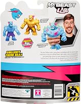 MRBEAST LAB Heroes of Goo Jit Zu Panther Stretch 3x 4.5in Collect All 3 view 2