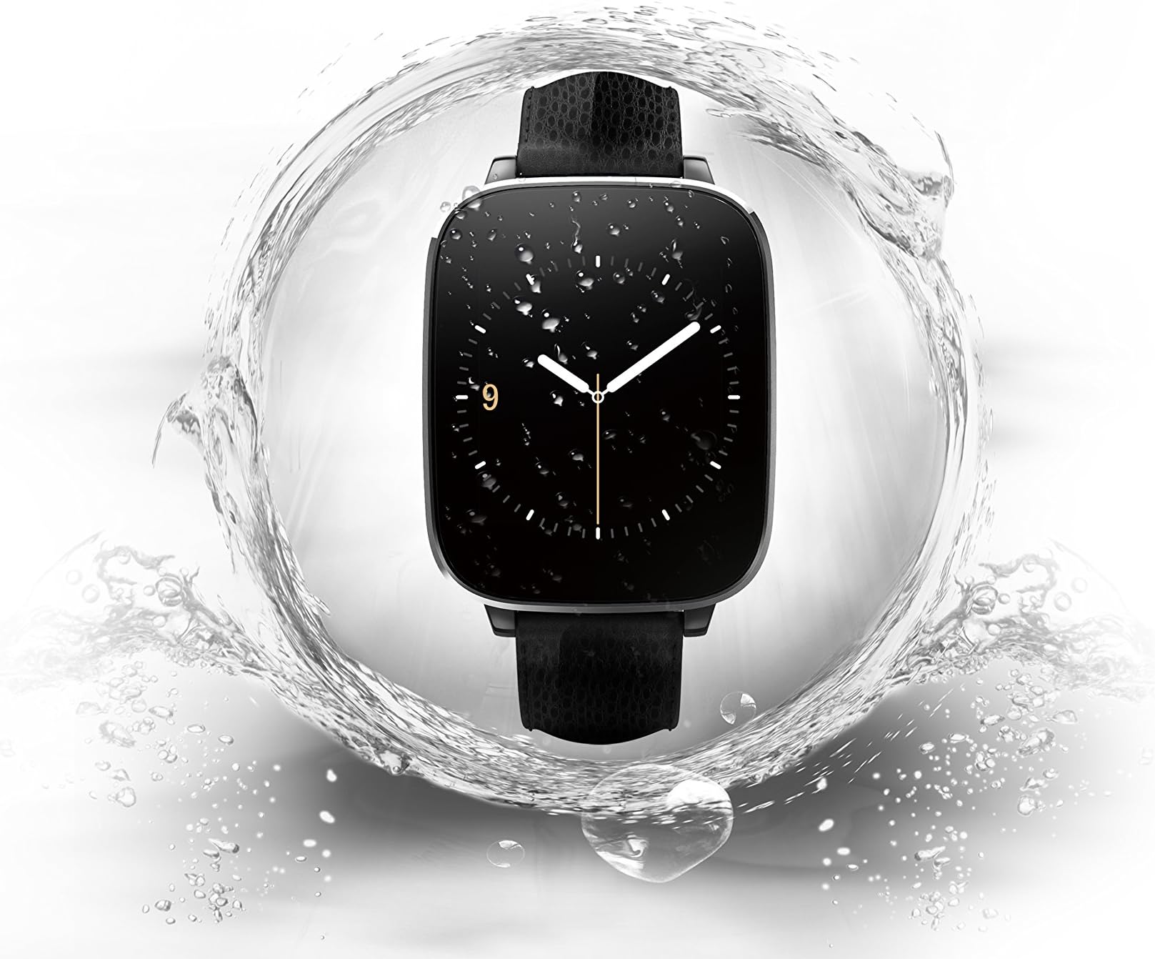 Zeblaze Crystal MTK2502 Bluetooth 4.0 and 1.54 Inch Leather Strap Waterproof Smart Watch (Silver)