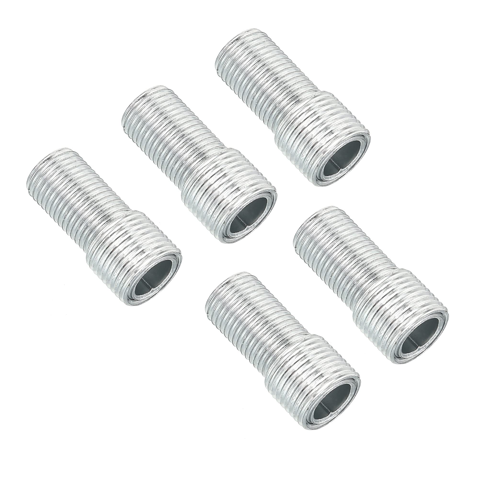 PATIKIL M12 to M10 Reducing Screw, 5 Pack 25mm Long External Thread Adapter Reducer Convert Joint Hardware Double Male Thread Bolts
