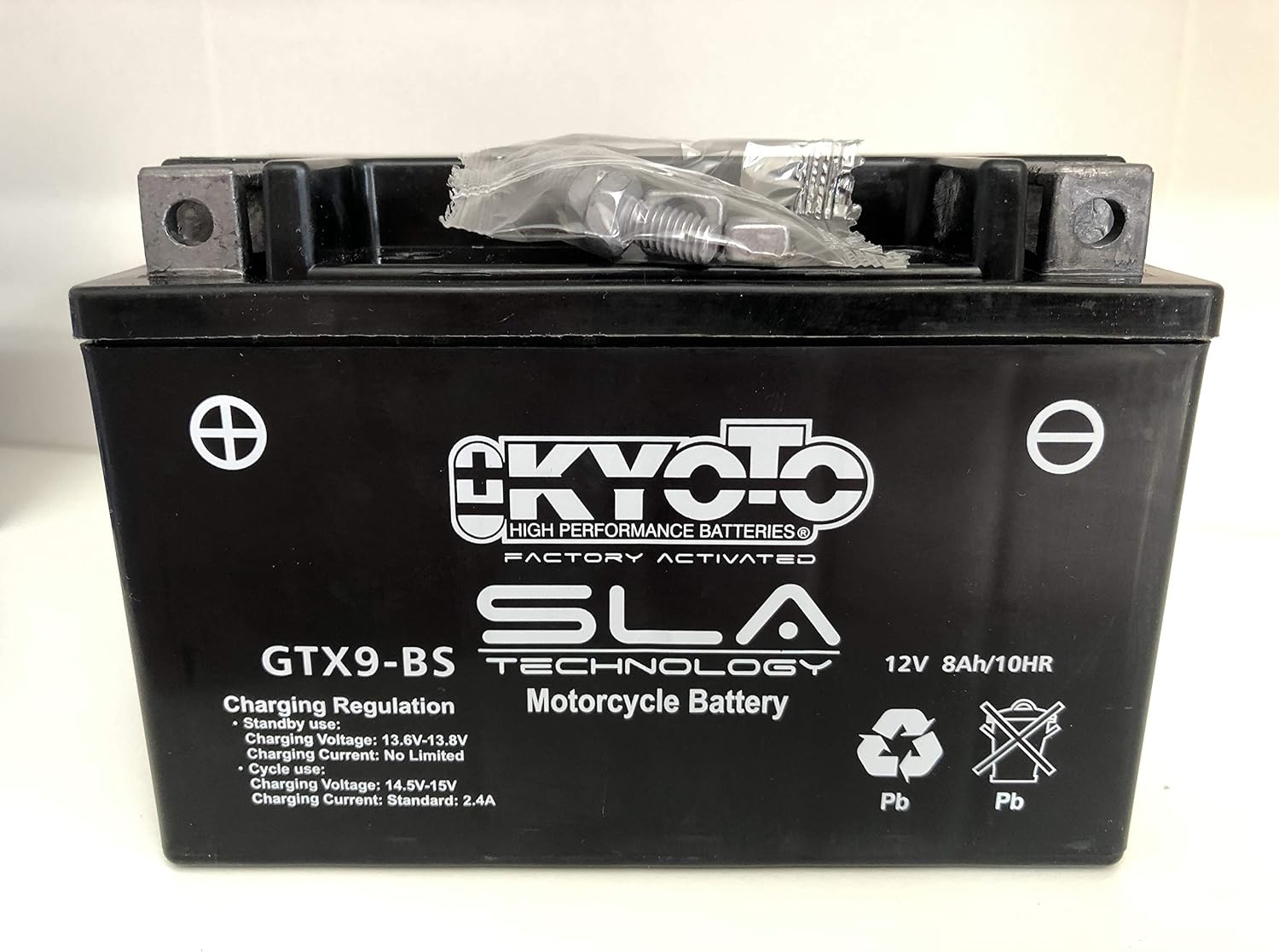 Batterie Moto Kyoto 12V 14Ah YB14L-A2 SLA - Compatible Yamaha 750 XJ F 1983-1988, Sans Entretien