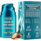 MAREE Deep Conditioning Leave-In Hair Mask for Damaged Hair – Keratin Hair Treatment with Biotin, Natural Oils & Vitamins – Leave-In Conditioner for Repair and Hydration – Mascarilla Para Cabello