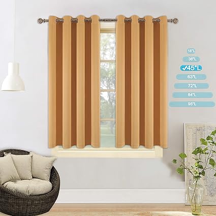 Amazon Com Ygo Home Decor Curtains Window Draperies Thermal