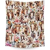 Horse Throw Blanket - Soft, Fuzzy & Warm - 40 x 50 Inches Small Blanket for Couch, Sofa - Colorful for Girls, Boys