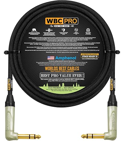 Mogami Amphenol ケーブル　セット Amazon.com: WORLDS BEST CABLES 12 Foot - Guitar Bass Instrument